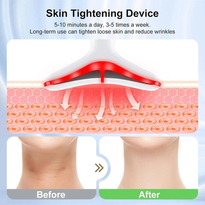 7-in-1 Multi-Function Facial Massager | LED Face & Neck Massager