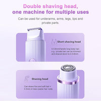 Double Head Electric Shaver | Rechargeable Hair & Beard Trimmer