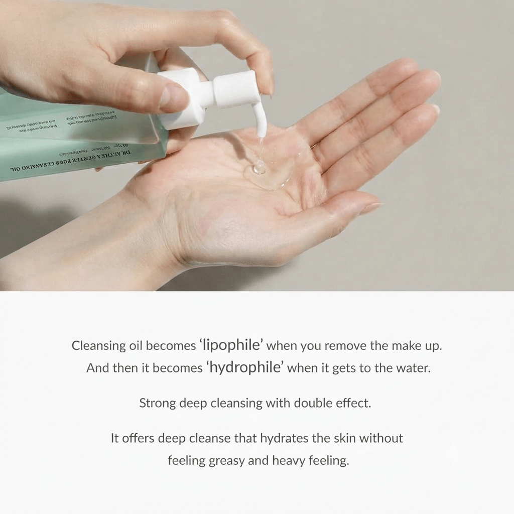 Dr. Althea Gentle Pore Cleansing Oil 150ml | Korean Makeup Remover & Deep Pore Cleanser