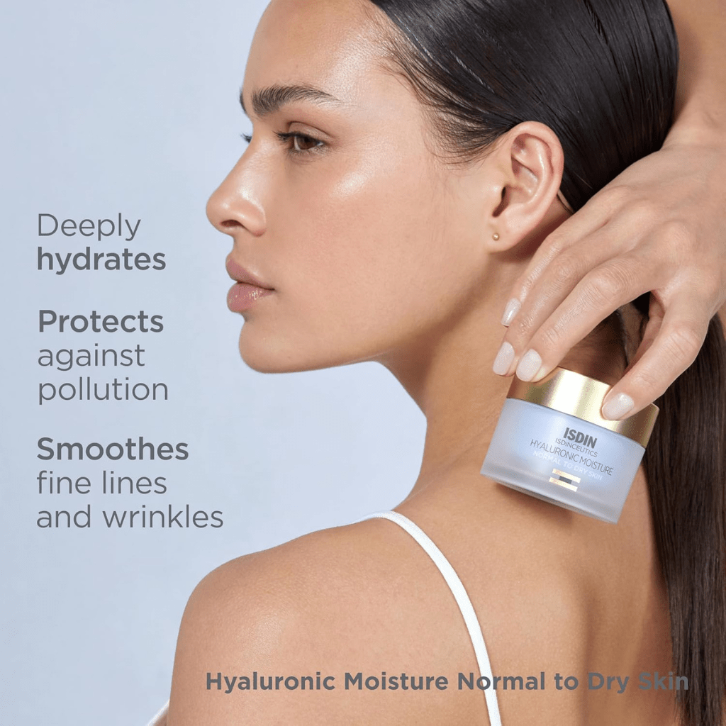 ISDIN Isdinceutics Hyaluronic Moisture Face Cream | Hydrating Daily Moisturizer for All Skin